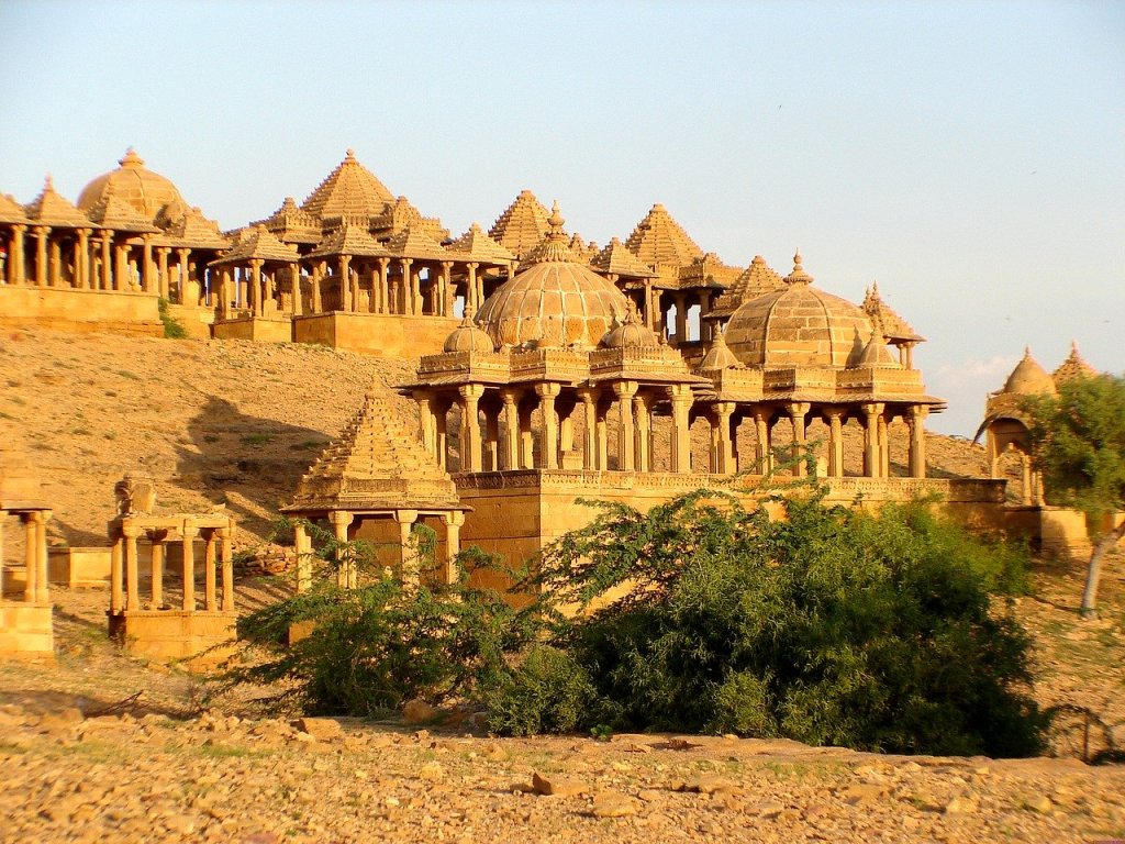 bada bagh in jaisalmer, rajasthan