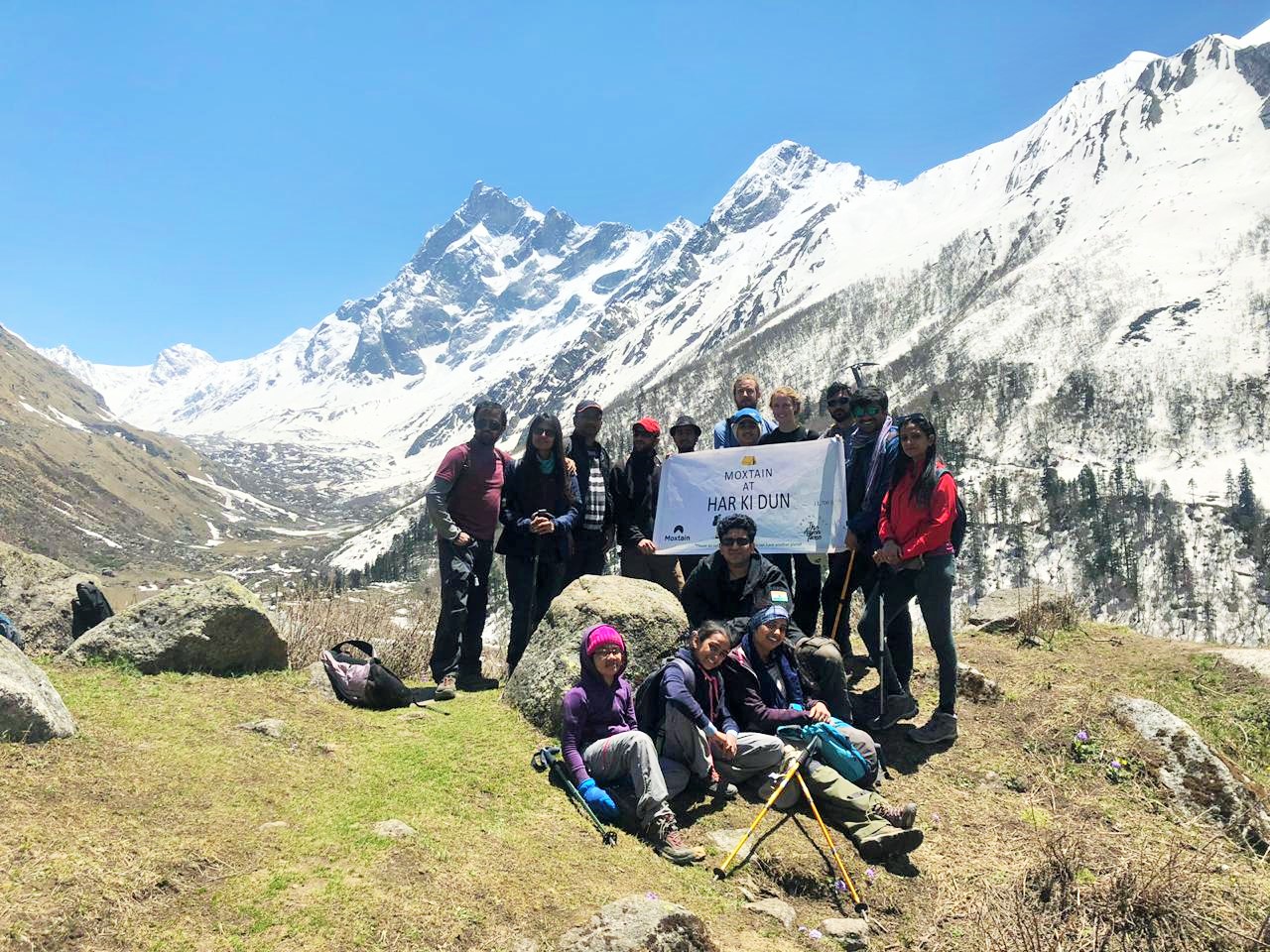 Har ki dun trek in may with family