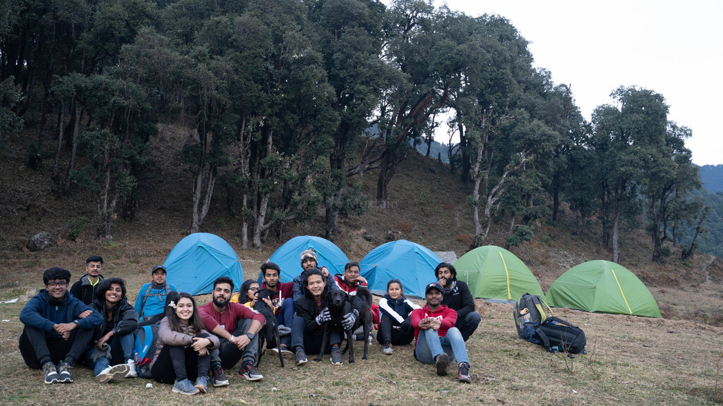 Nag tibba trek in may with friends and family