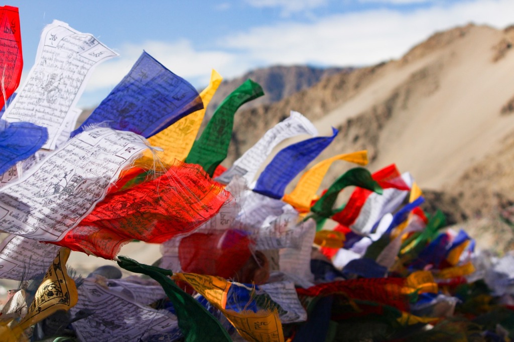 holy flags at leh