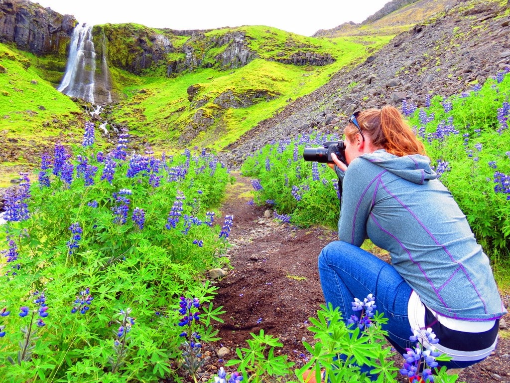 waterfall at iceland