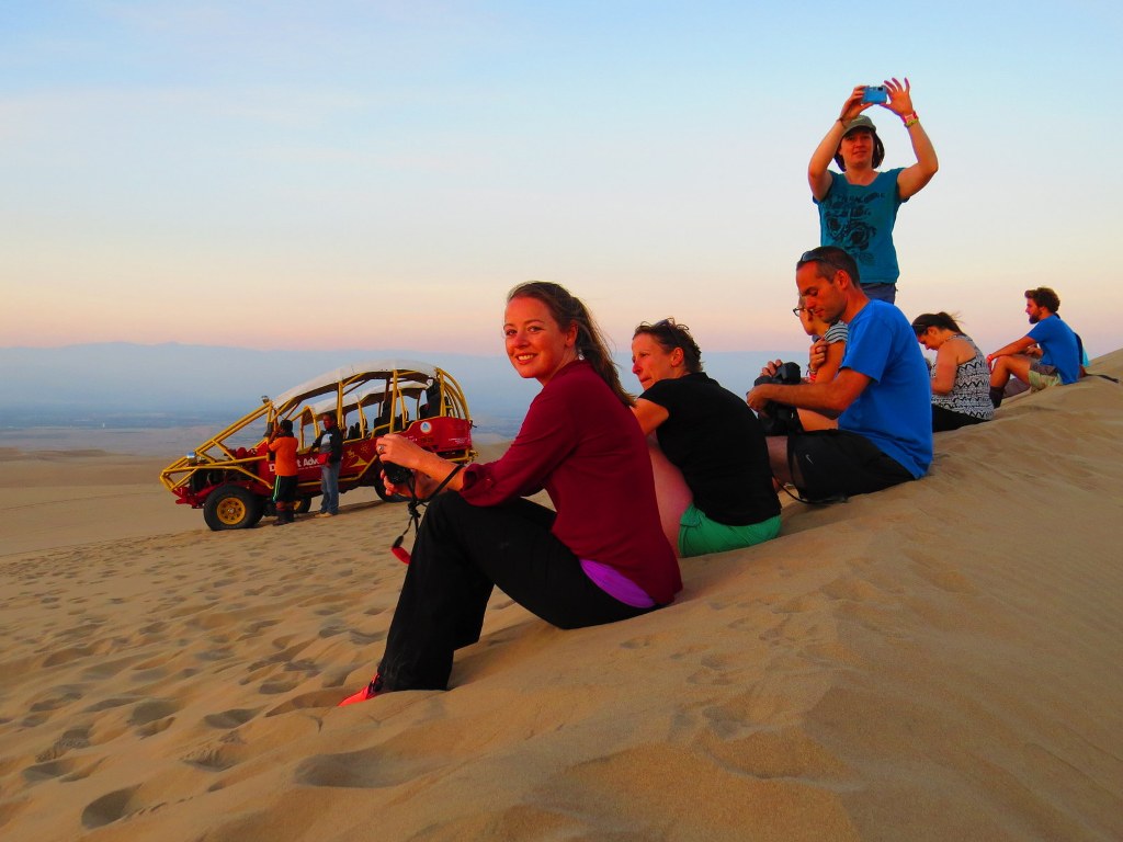 sandboarding at peru