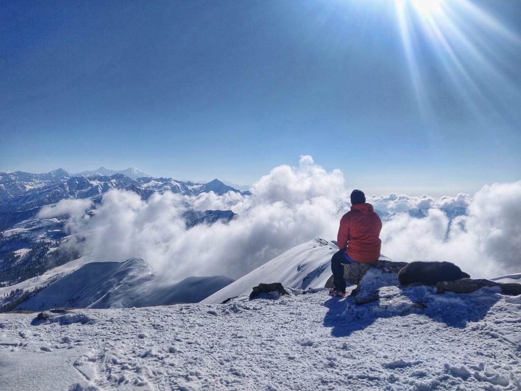 kedarkantha summit in winters