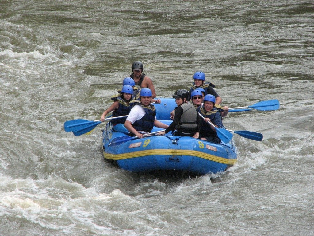 white water rafting