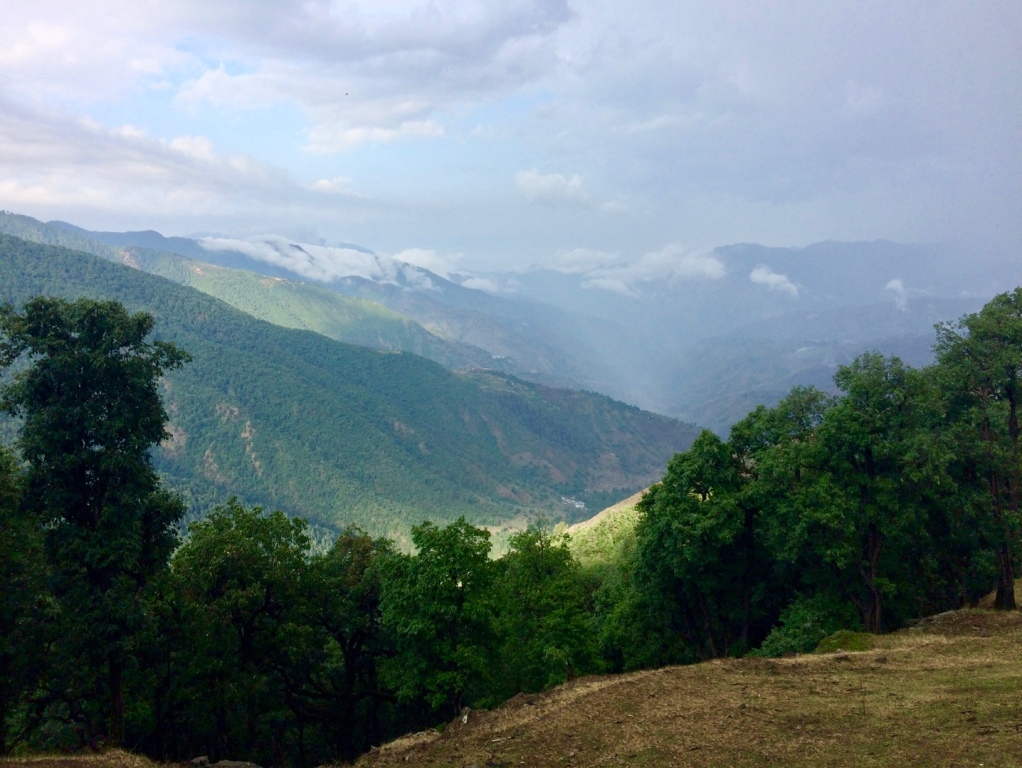 nag tibba trek view