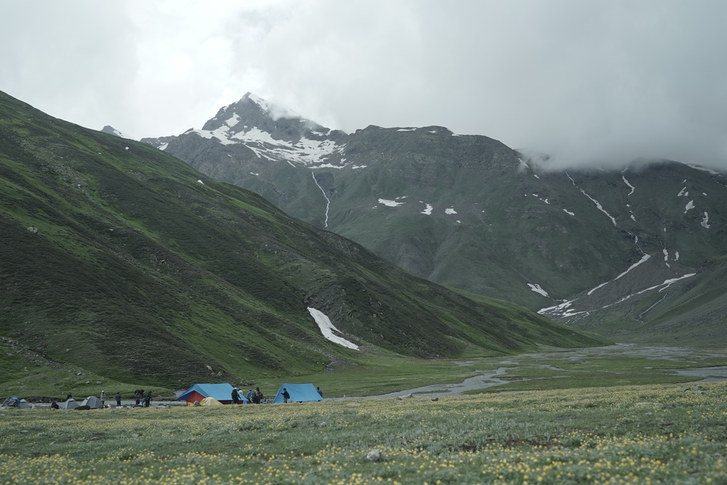 Pin Bhaba Pass campsite