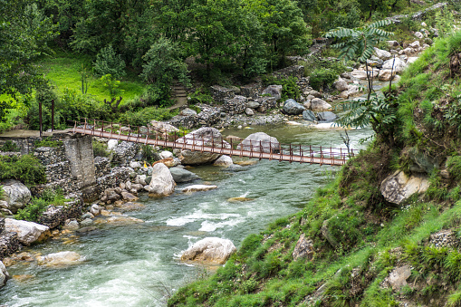 Tirthan valley in Summers