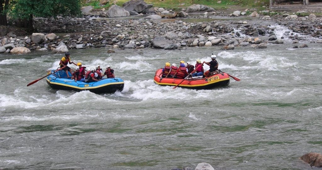 rafting in beas river