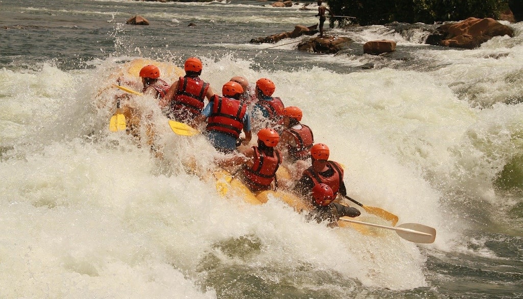 white water rafting in india