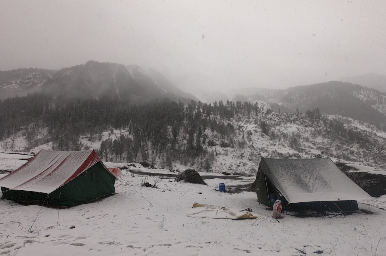 har ki dun trek campsite