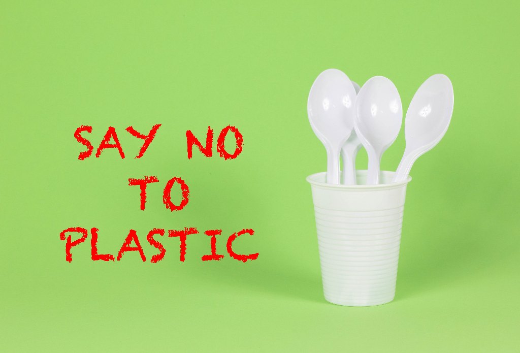 say no to plastic