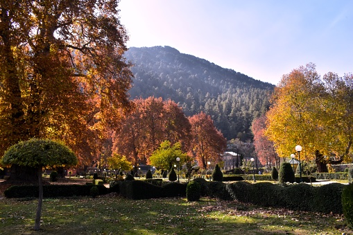 verinag Kashmir in autumn